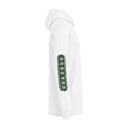 Game Day Football Hoodie Tee — Custom Team Name & Mascot (Number 00)