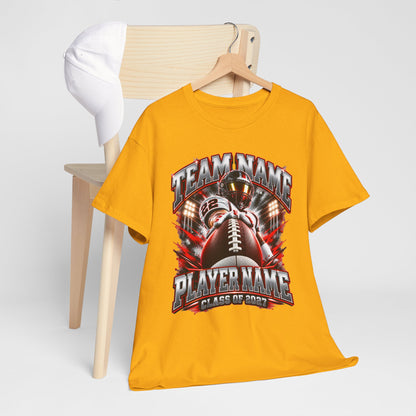 Personalized Football Player Shirt   Custom Team Name  Class of 2027