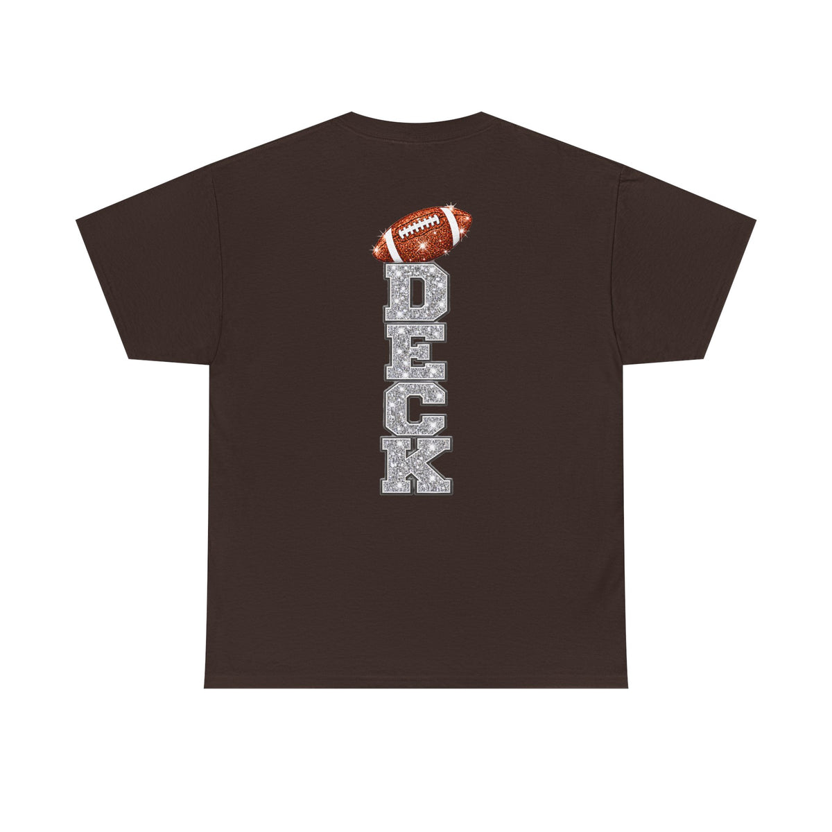 Personalized Senior Mom Football Shirt, Game Day Mom Tee, Custom Player Name Number, Front Back Shirt, Glitter Effect Football Mom