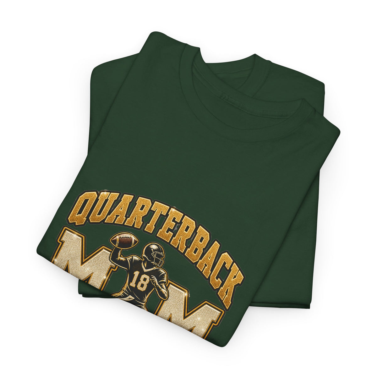 Personalized Quarterback Mom Shirt — Player Name Team Number Game Day Tee