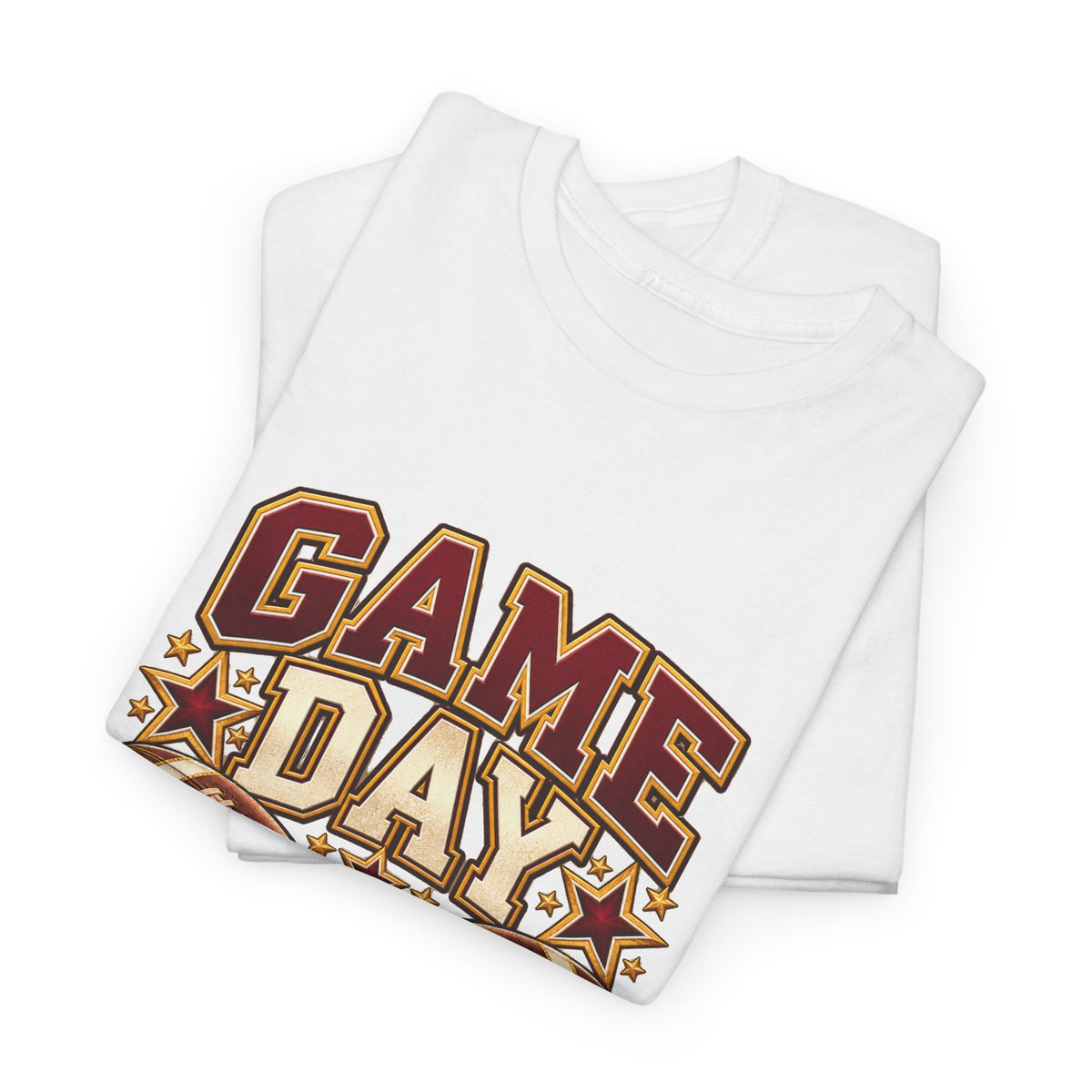 Personalized Game Day Those Are My Boys Shirt — Burgundy Gold
