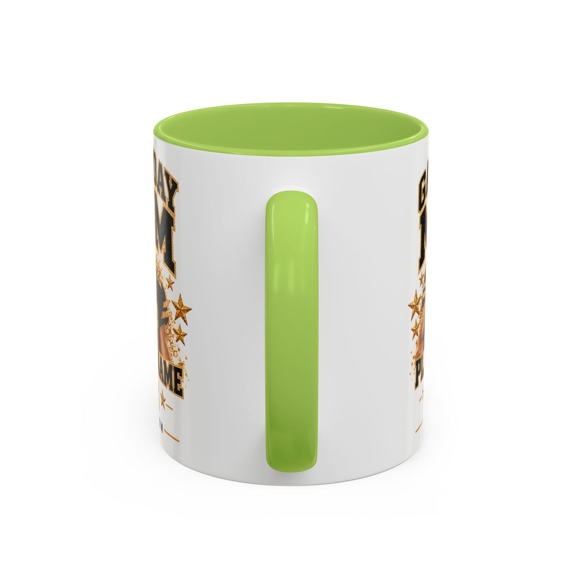 Personalized Game Day Mom Photo Mug – Custom Football Player Name & Number