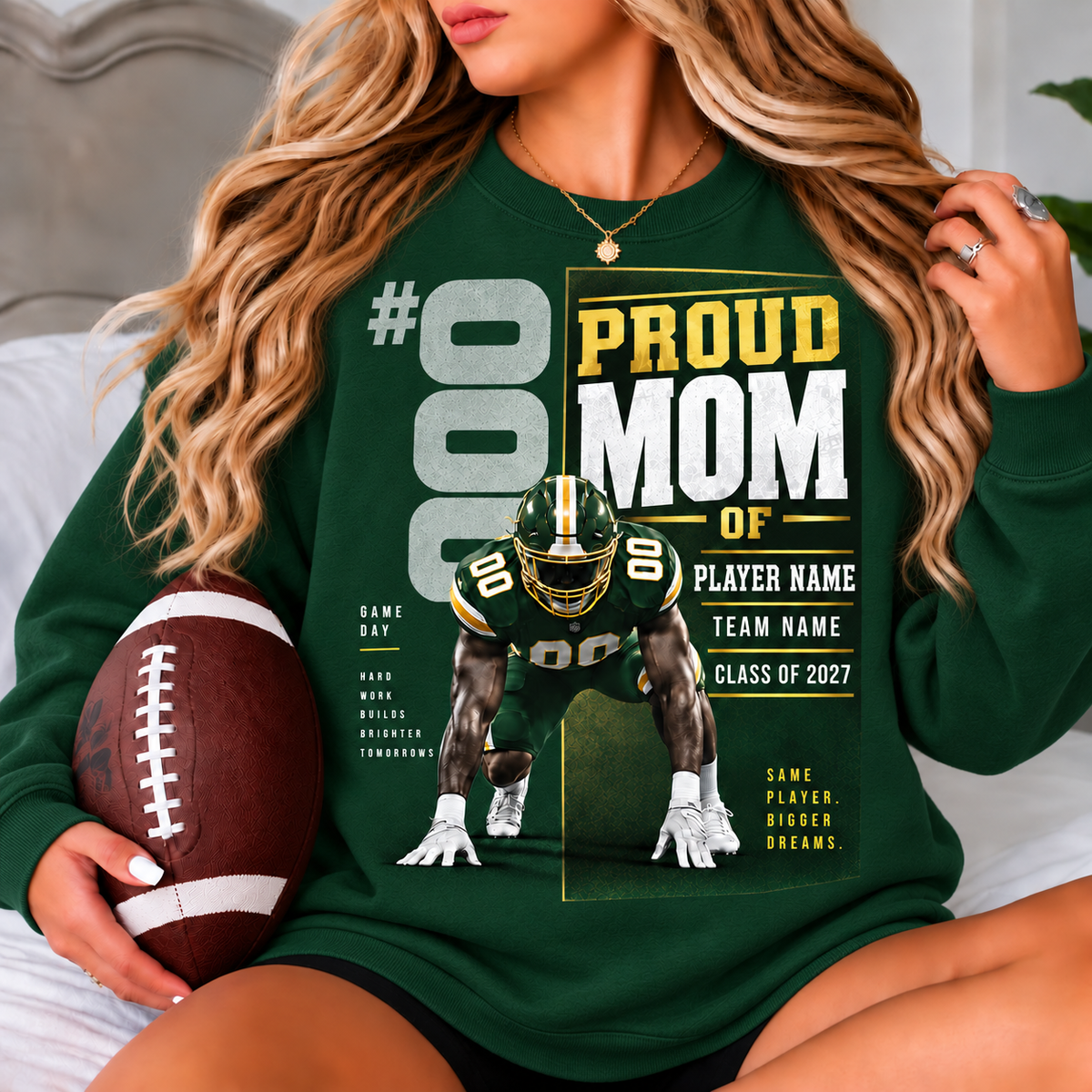 Personalized Mom Sweatshirts – Custom Game Day & Proud Mom Gifts