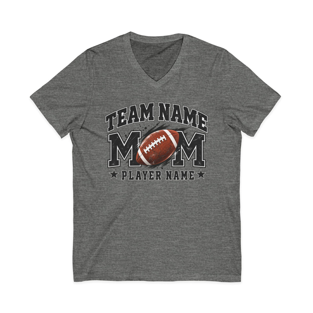 Personalized Football Mom Shirt, Custom Player Name & Number, Game Day Mom Tee, Football Senior Mom Gift