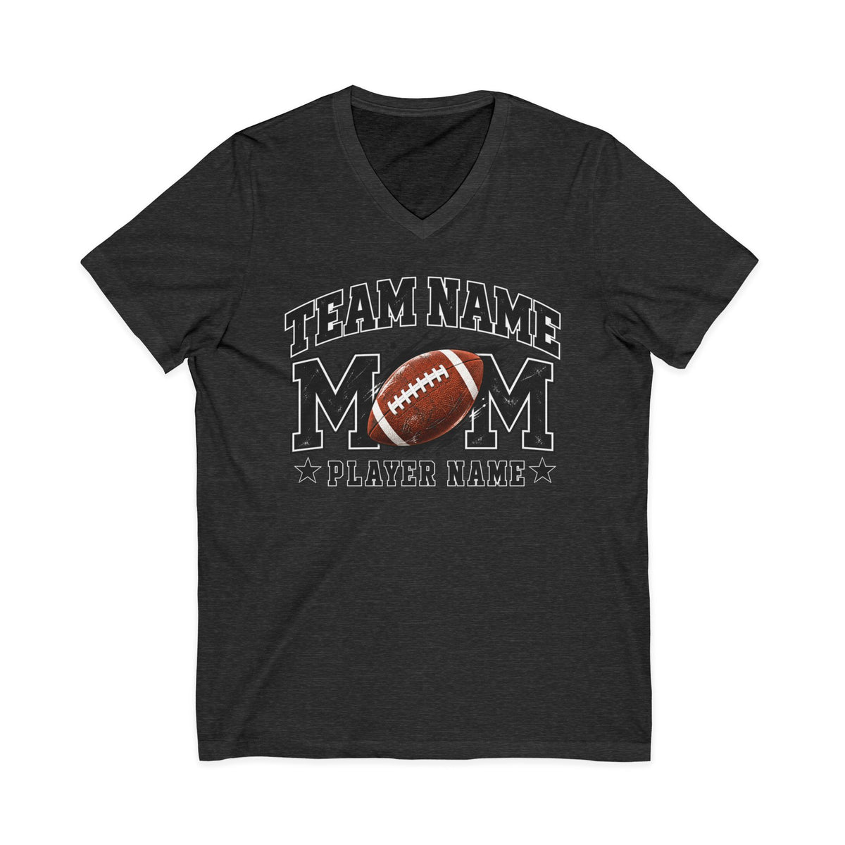 Personalized Football Mom Shirt, Custom Player Name & Number, Game Day Mom Tee, Football Senior Mom Gift