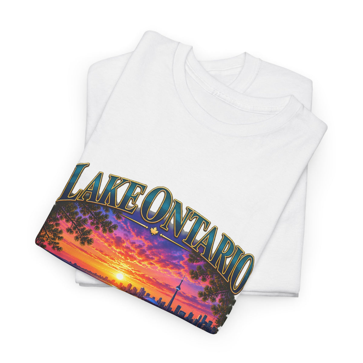 Personalized Lake Ontario Family T-Shirt – Toronto Sunset, Custom Family Name & Our Happy Place