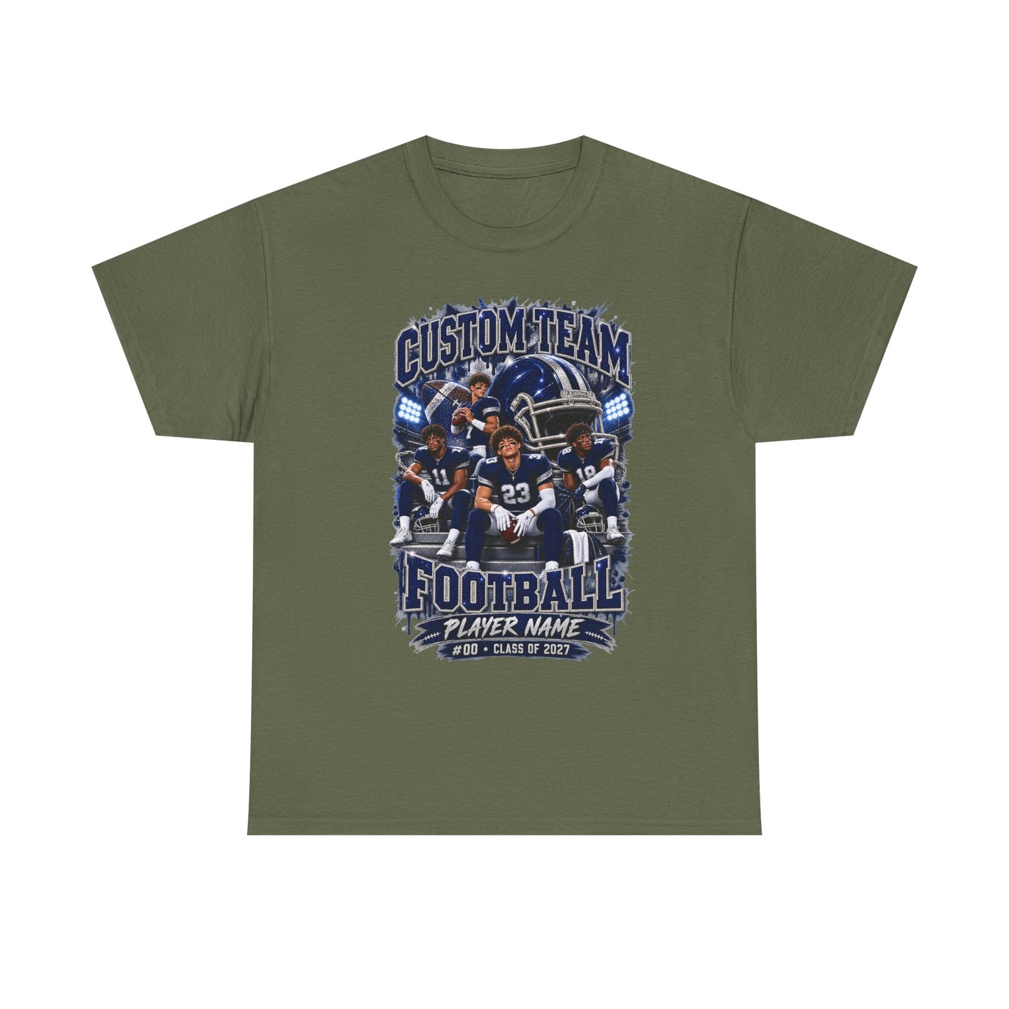 Personalized Football Shirt, Custom Team Player Name Number, Game Day Football Tee, Senior 2027 Shirt, Football Mom Gift