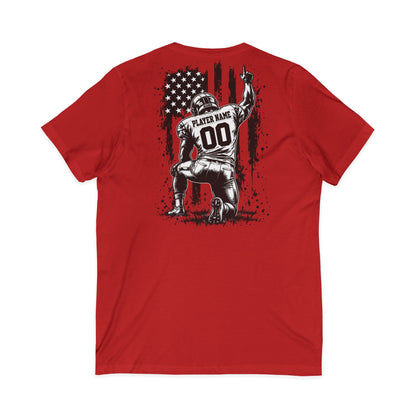 Personalized Football Mom Shirt, Custom Player Name & Number, Game Day Mom Tee, Football Senior Mom Gift