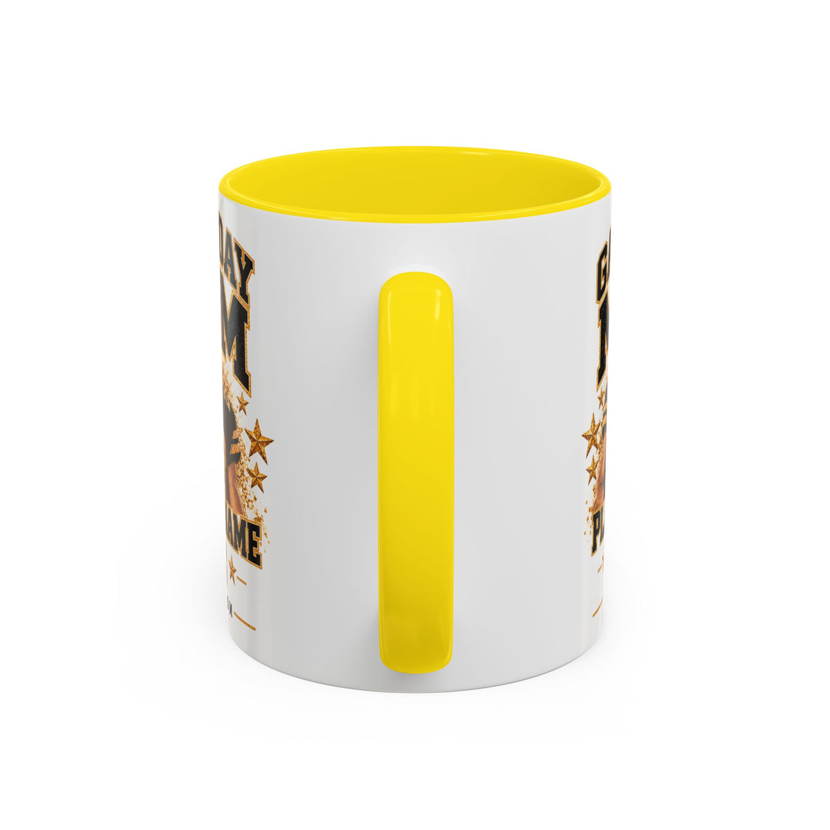 Personalized Game Day Mom Photo Mug – Custom Football Player Name & Number