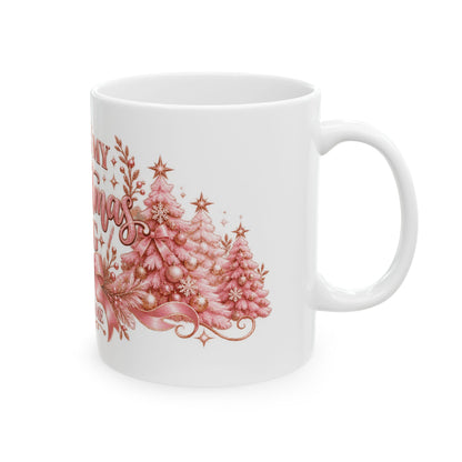 Personalized This Is My Christmas Mug — Pink Christmas