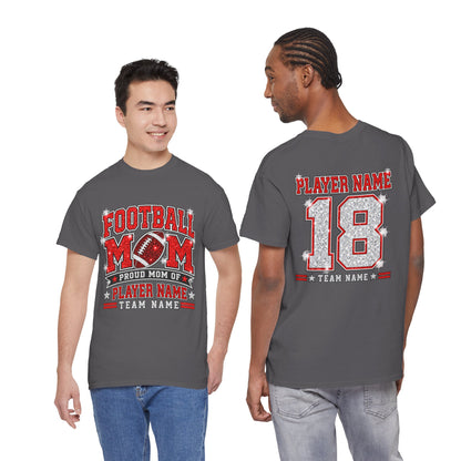 Personalized Football Mom Shirt – Custom Player Name & Number
