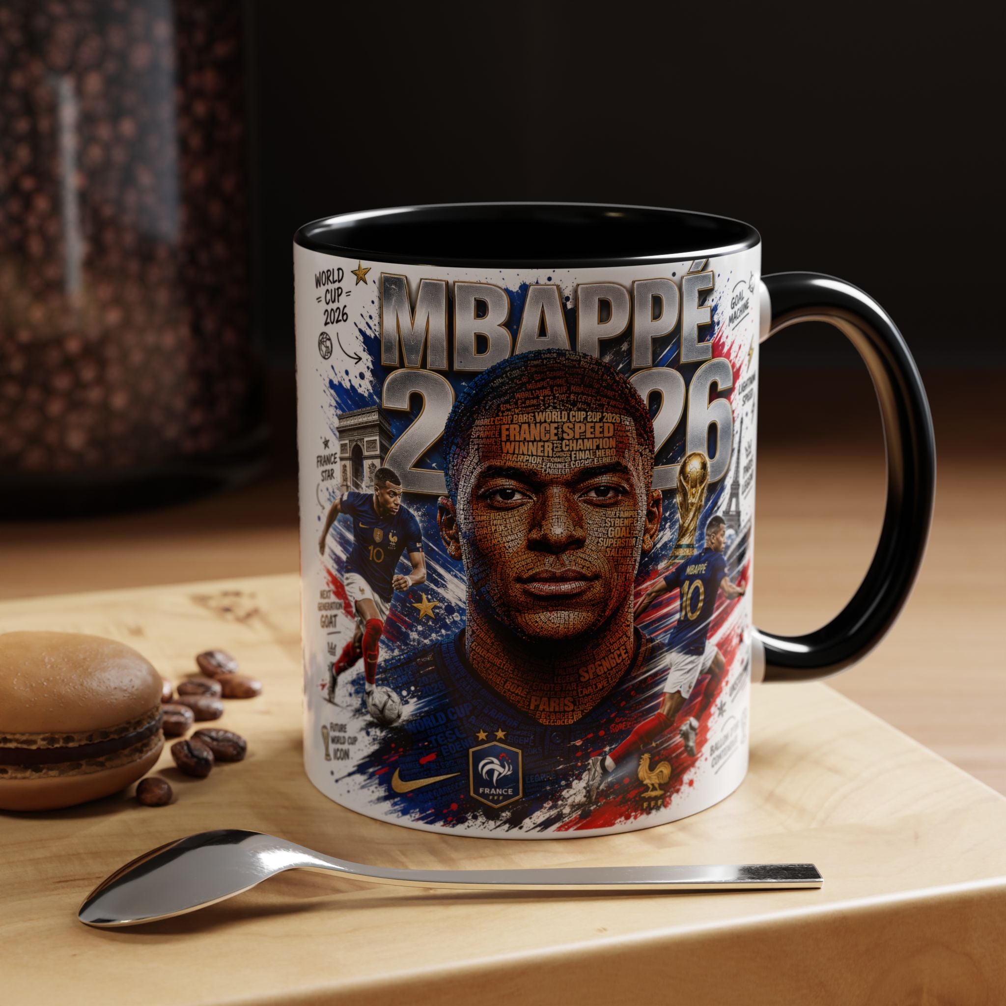 Mbappé Soccer Coffee Mug — France World Cup Tribute (11/15oz)