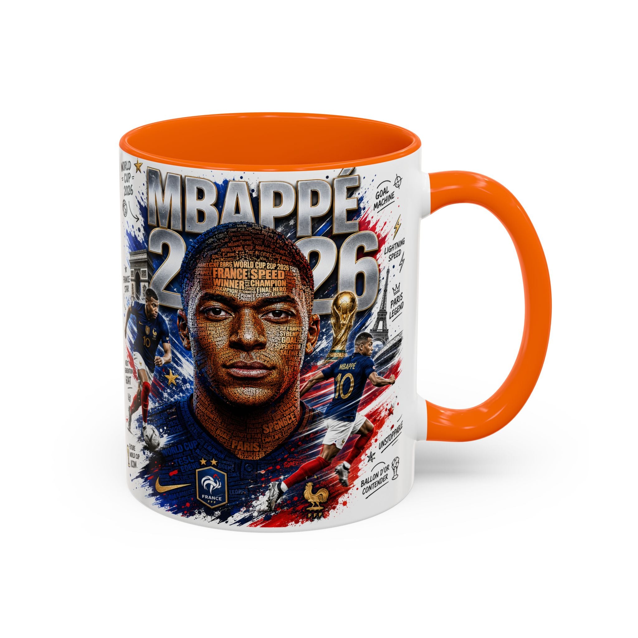 Mbappé Soccer Coffee Mug — France World Cup Tribute (11/15oz)