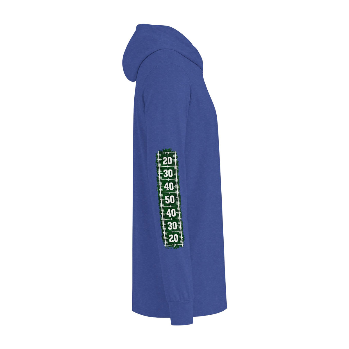Game Day Football Hoodie Tee — Custom Team Name & Mascot (Number 00)