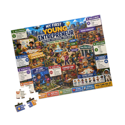 My First Young Entrepreneur Puzzle 110  520  1014 Piece | Educational Kids Jigsaw