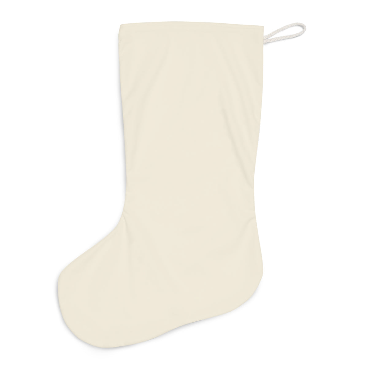 Personalized Snowman Christmas Stocking — Name & Colored Printed Glitter