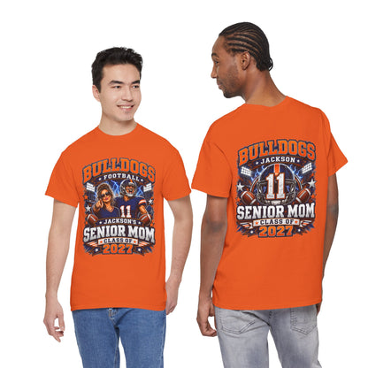 Personalized Senior Mom Football Shirt Class of 2027