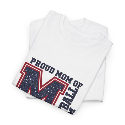 Personalized Football Mom Varsity Monogram Shirt – Proud Mom Of, Custom Player Name Team Number, Printed Glitter