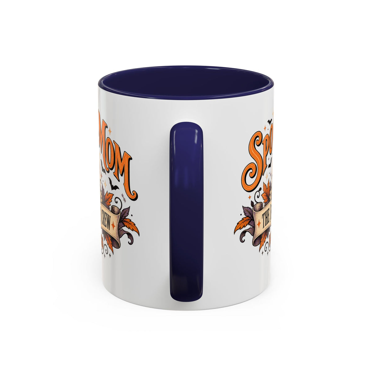 Personalized Spooky Mom Halloween Mug, Custom Family Name Coffee Cup, Halloween Mom Gift, Pumpkin Mug, Fall Gift for Mom