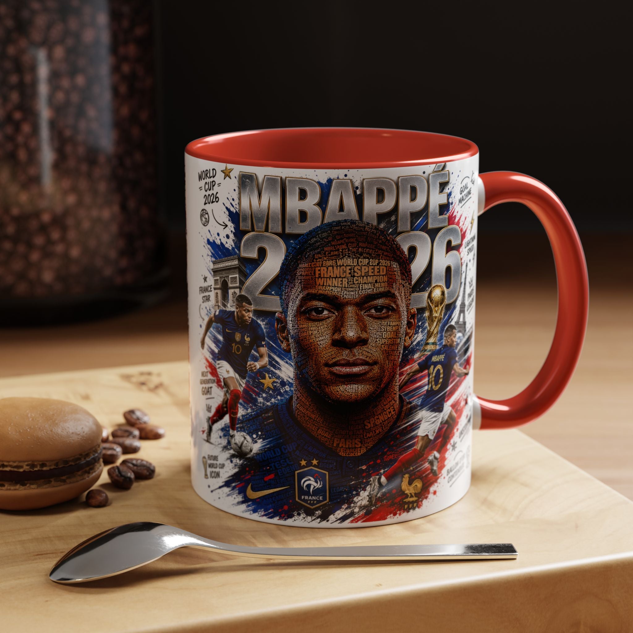 Mbappé Soccer Coffee Mug — France World Cup Tribute (11/15oz)