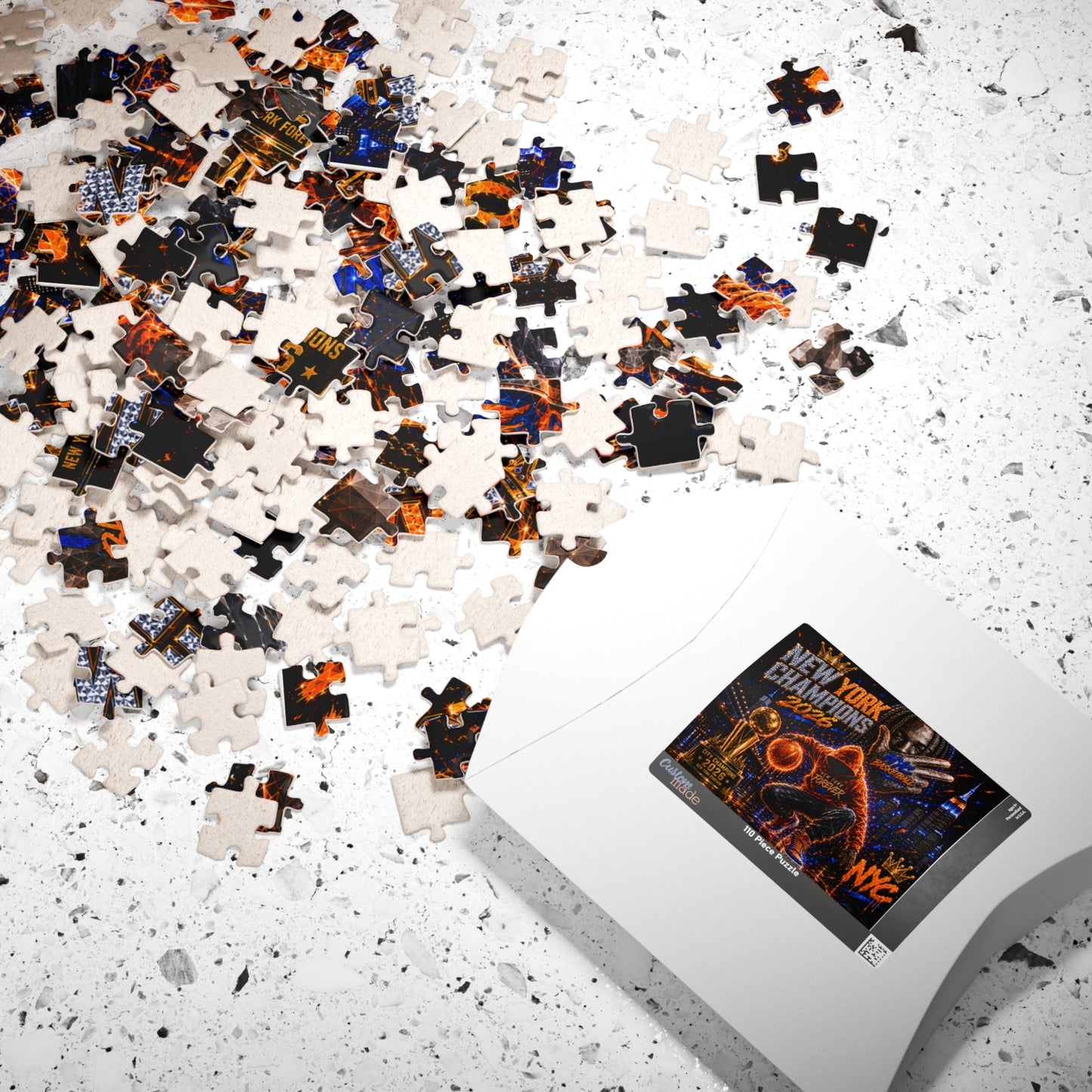 New York Champions 2026 Basketball Puzzle — NYC Championship Jigsaw (110/252/520/1014 pcs)