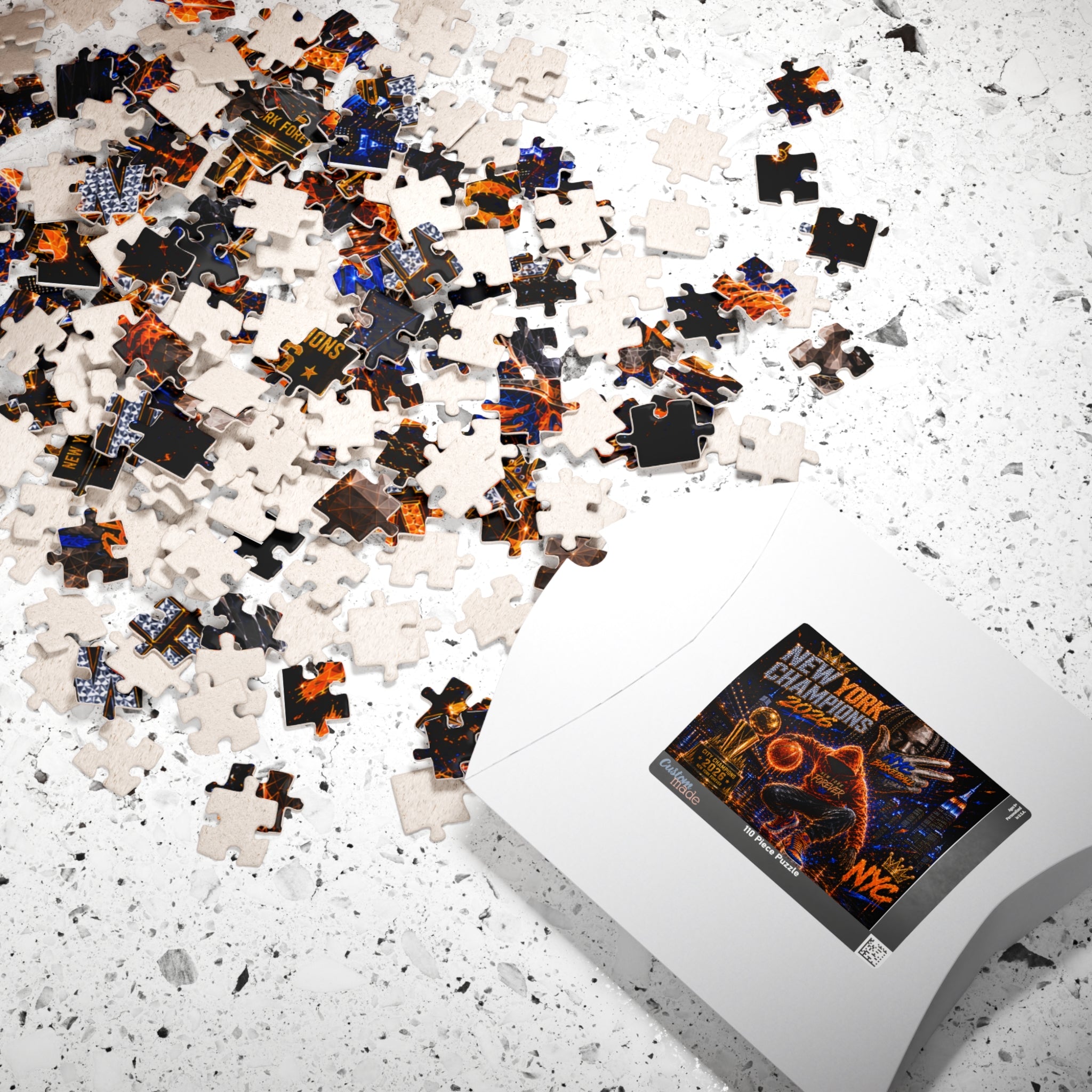 New York Champions 2026 Basketball Puzzle — NYC Championship Jigsaw (110/252/520/1014 pcs)