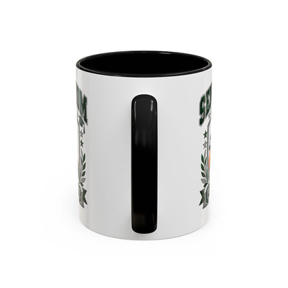 Personalized Senior Mom Class of 2027 Photo Mug – Custom Football Player Name & Number
