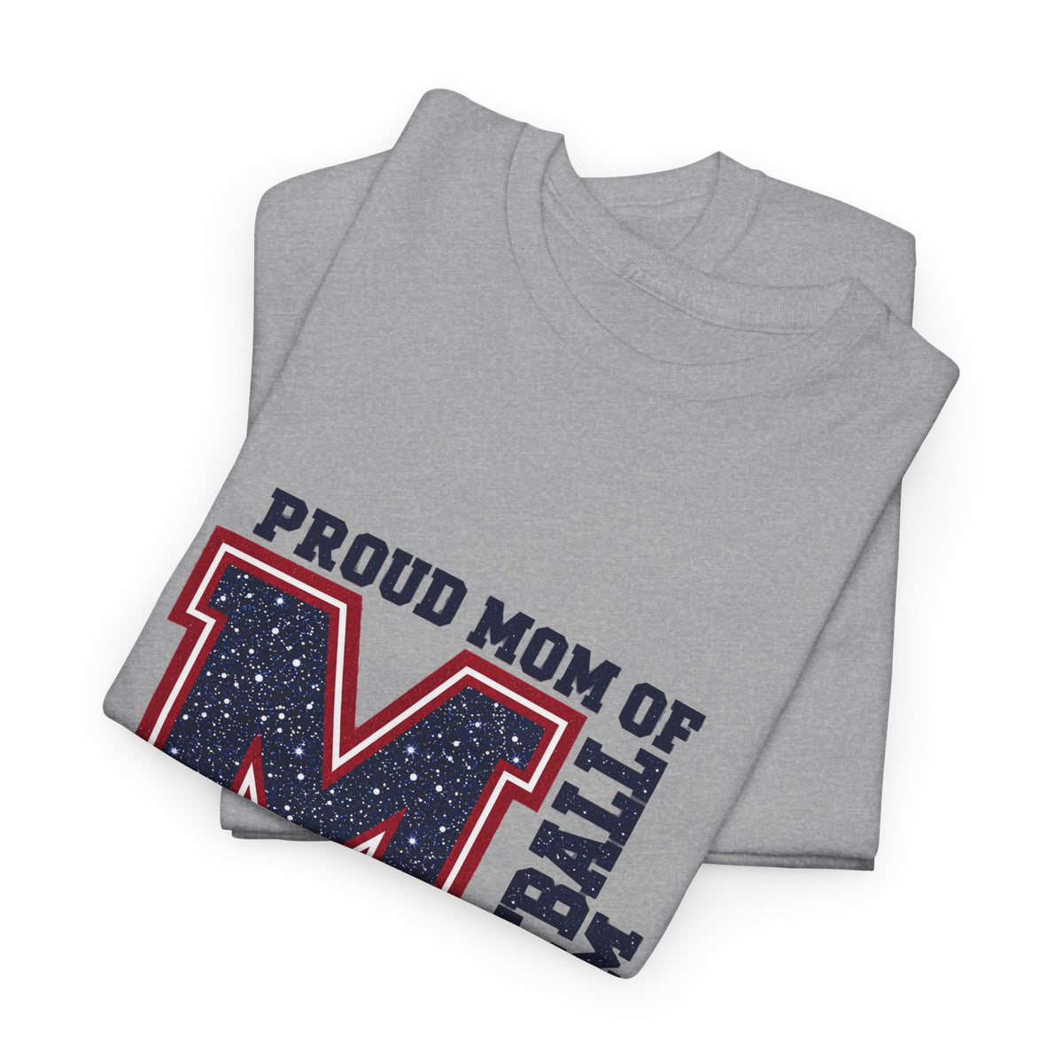 Personalized Football Mom Varsity Monogram Shirt – Proud Mom Of, Custom Player Name Team Number, Printed Glitter