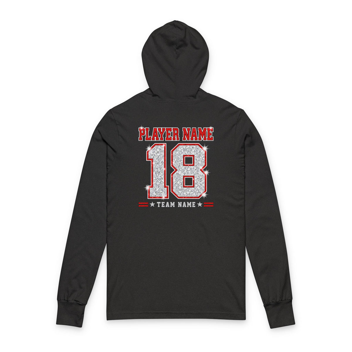Personalized Football Mom Hoodie, Custom Player Name & Number, Proud Mom Game Day Sweatshirt, Front and Back Design
