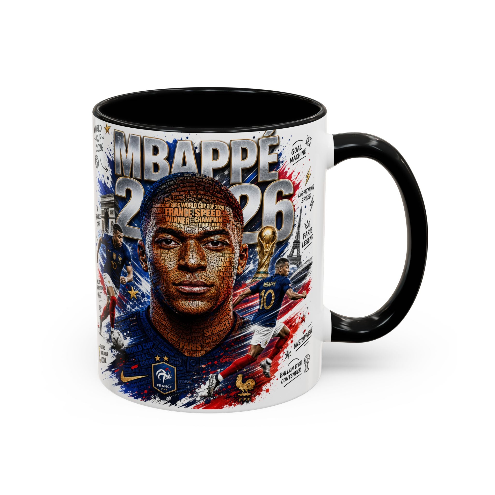 Mbappé Soccer Coffee Mug — France World Cup Tribute (11/15oz)