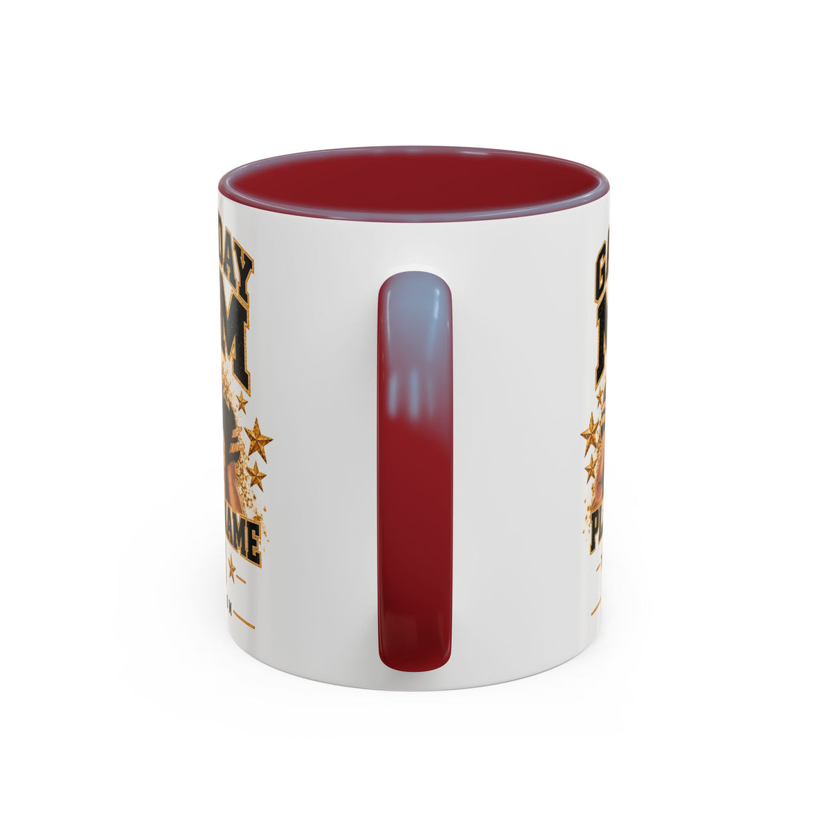 Personalized Game Day Mom Photo Mug – Custom Football Player Name & Number