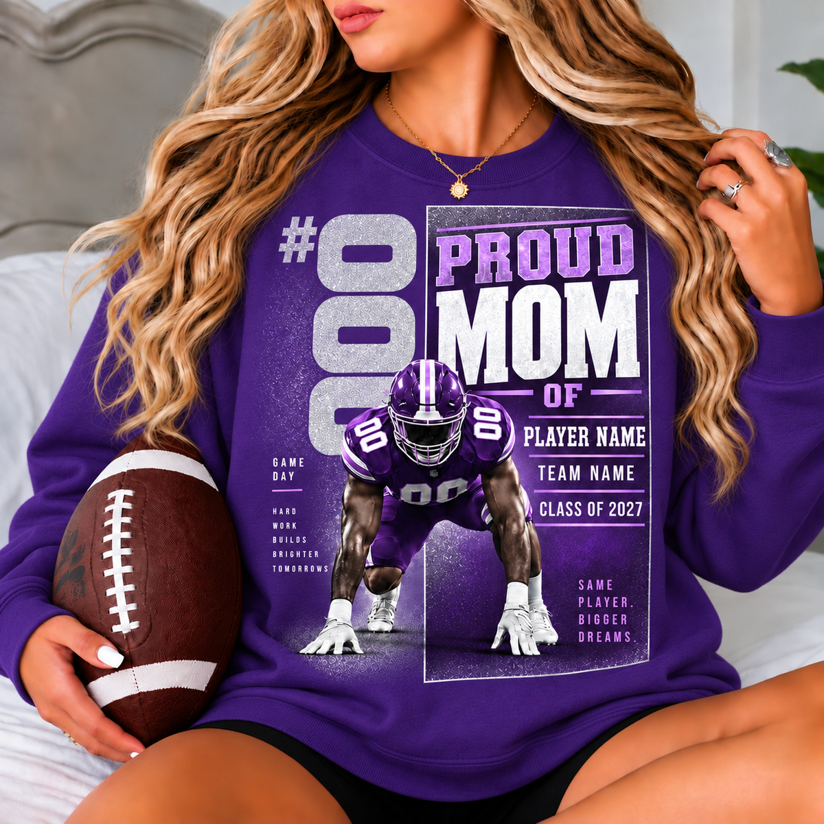 Personalized Mom Sweatshirts – Custom Game Day & Proud Mom Gifts
