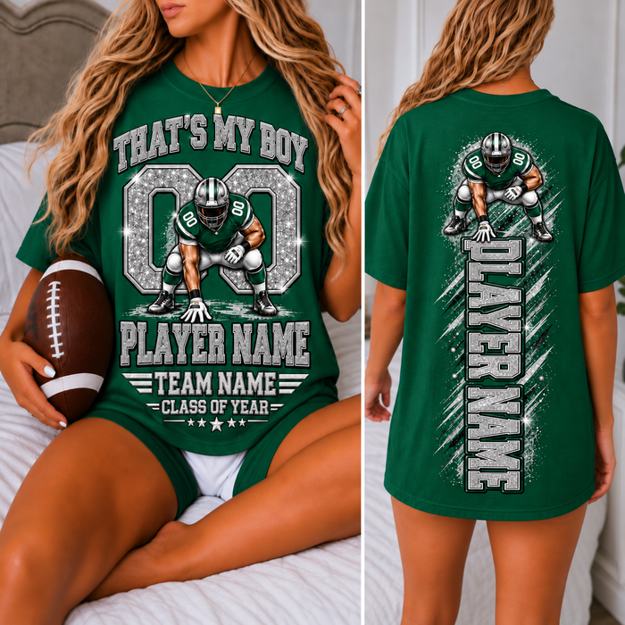 Senior Lineman Mom 2027 Football Shirt