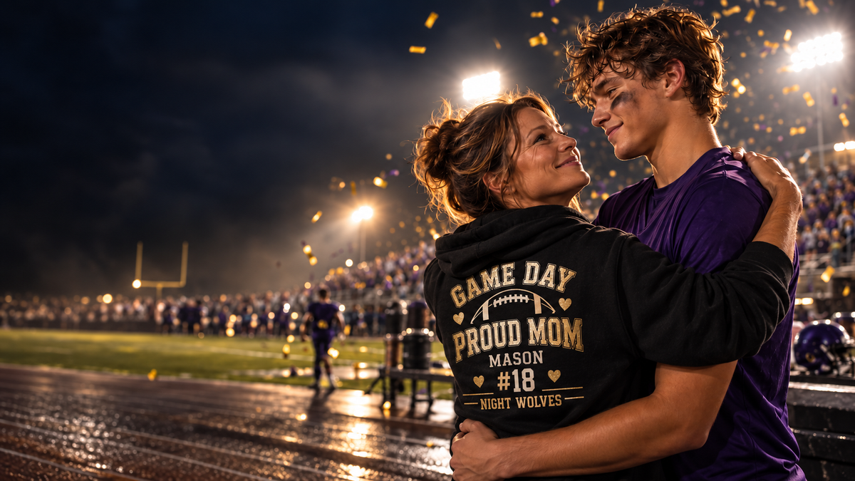 Senior night family celebration